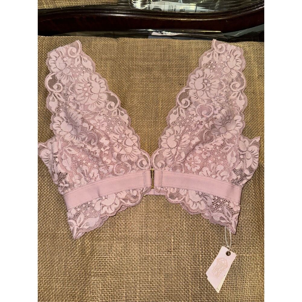 Free People Brand We Are HAH "Got UR Back Bra" in Sheer Violet Sz XS